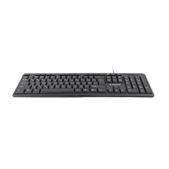 Tastatură Gembird KB-U-103-RU, Cu fir, Negru, 2 image