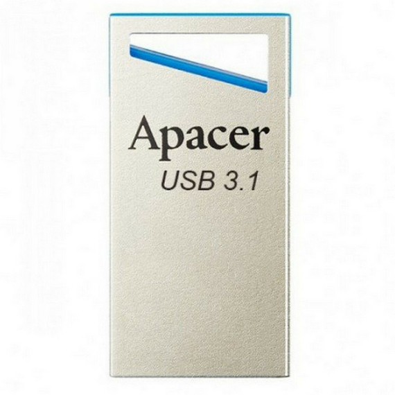 Memorie USB Apacer AH155, 64GB, Argintiu/Albastru, 2 image
