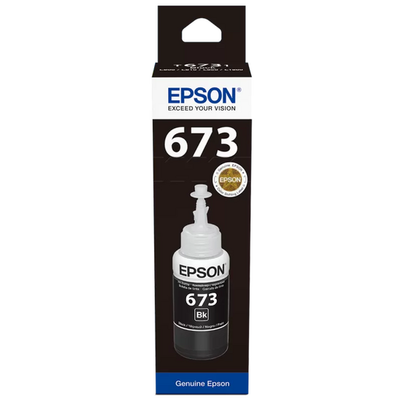 Recipient de cerneală Epson T673, 70ml, Negru, 3 image