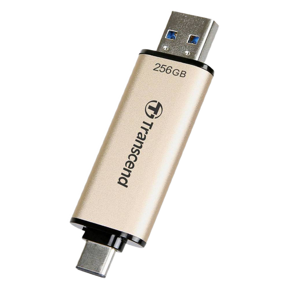 Memorie USB Transcend JetFlash 930C, 256GB, Auriu, 2 image