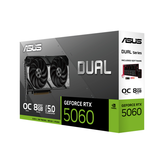 Placă Video ASUS DUAL-RTX5060-O8G, 8GB GDDR7 128bit, 3 image