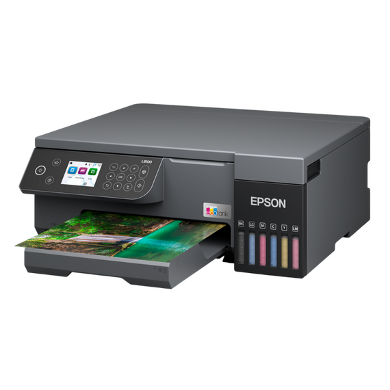 MFP Epson EcoTank L8100, Negru, 3 image