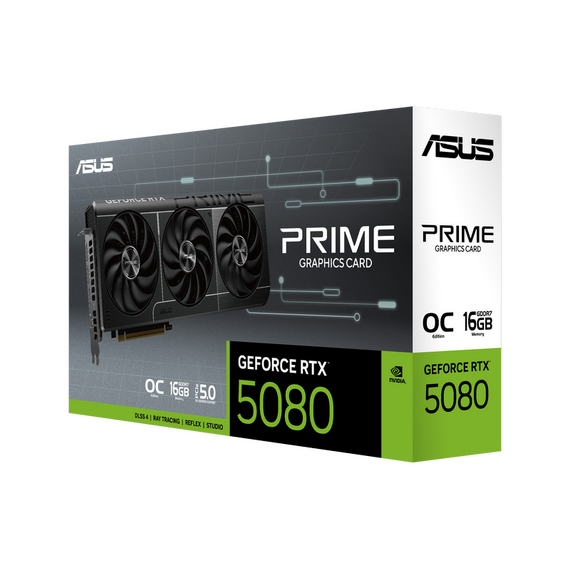 Placă Video ASUS Prime OC RTX5080, 16GB GDDR7 256bit, 2 image