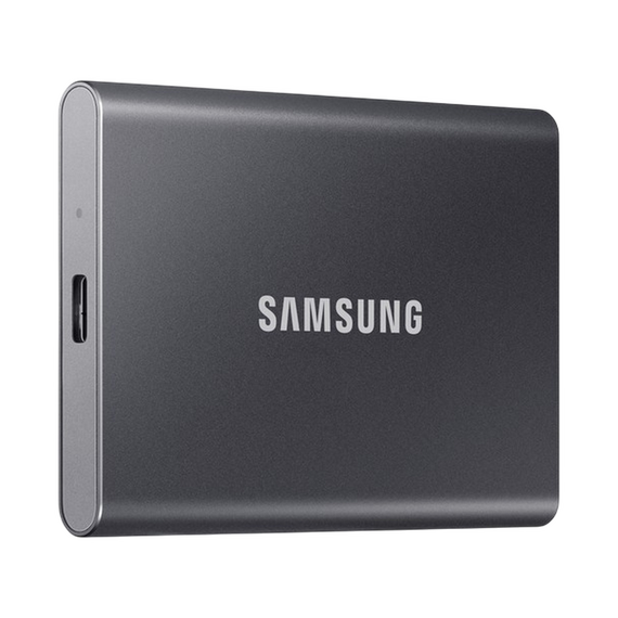 SSD portabil extern Samsung T7, 4 TB, Titan Gray (MU-PC4T0T/WW)