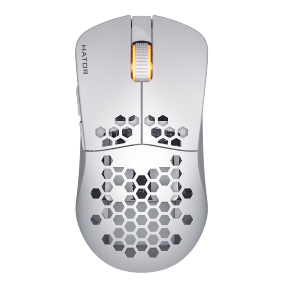 Mouse Wireless HATOR Stellar, Alb
