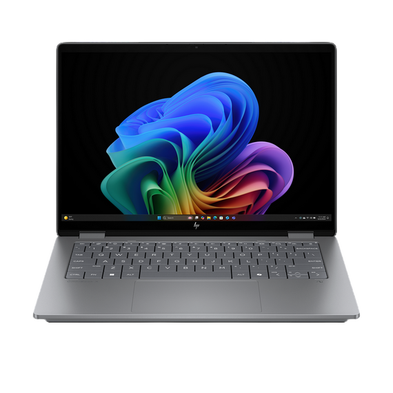 Laptop 14" HP OmniBook X Flip Next Gen AI 14, Meteor Silver, Intel Core Ultra 7 258V, 32GB/1024GB, Windows 11 Home