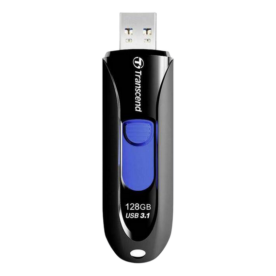 Memorie USB Transcend JetFlash 790, 128GB, Negru/Albastru