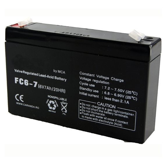 Acumulator UPS Ultra Power GP, 6V, 7Ah, 2 image