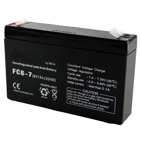 Acumulator UPS Ultra Power GP, 6V, 7Ah