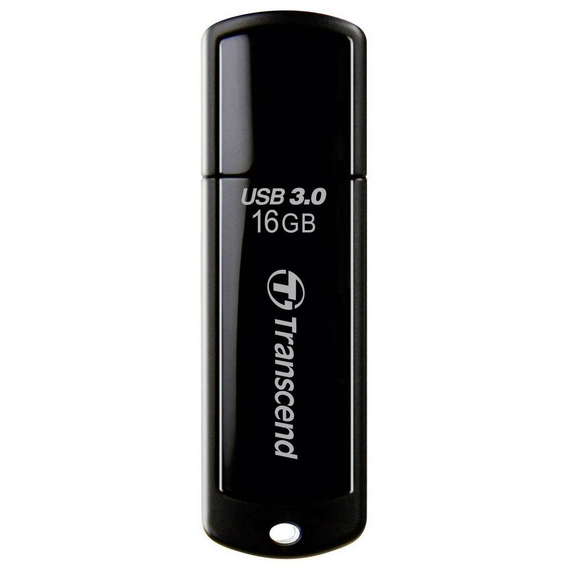 Memorie USB Transcend JetFlash 700, 16GB, Negru, 3 image