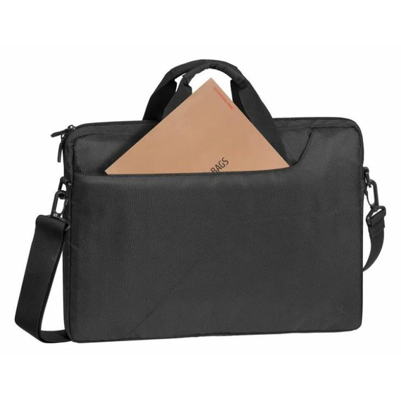 Geantă pentru Laptop Rivacase Komodo, 15.6", Poliester, Negru, 3 image