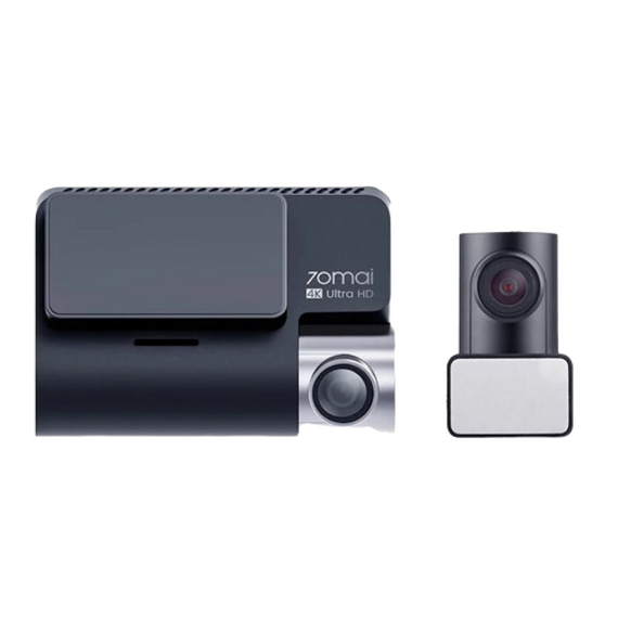 Set DashCam față și spate 70mai A800S, 3840x2160, Negru