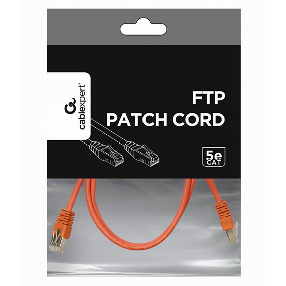 Patch cord Cablexpert PP22-2M/R, Cat5e FTP, 2m, Roșu, 3 image