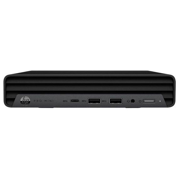 Mini PC HP Pro Mini 400 G9, Intel Core i3-14100T, 8GB/512GB, FreeDOS, Negru