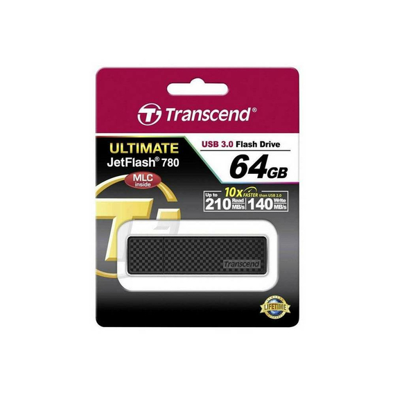 Memorie USB Transcend JetFlash 780, 64GB, Negru, 3 image