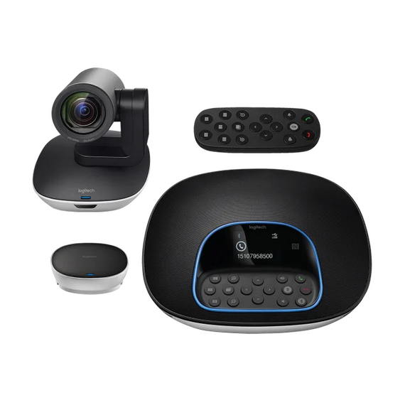 Cameră Web Logitech GROUP, Full-HD 1080P, Negru