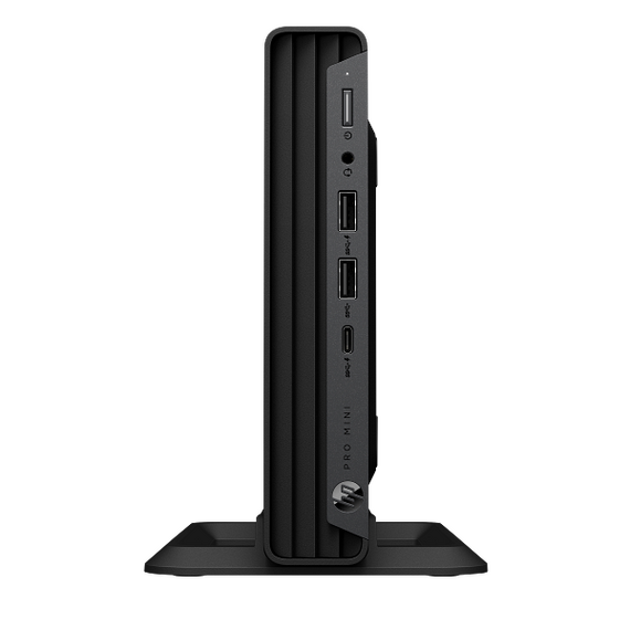 Mini PC HP Pro Mini 400 G9, Intel Core i3-14100T, 8GB/512GB, FreeDOS, Negru, 2 image
