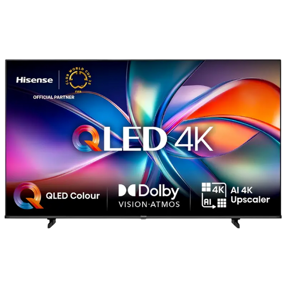 75" QLED SMART TV Hisense 75E7Q, 3840x2160 4K UHD, VIDAA U9, Negru