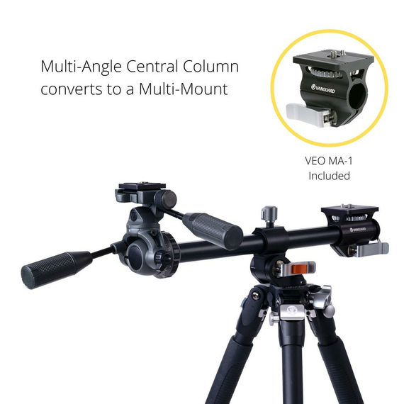 Trepied/Monopod Vanguard VEO3+ 263AP, Cap Video, Negru, 3 image