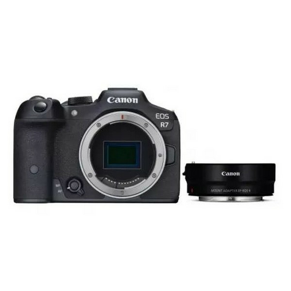 Aparat Foto Mirrorless Canon EOS R7 Body, 8 image