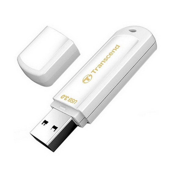 Memorie USB Transcend JetFlash 730, 32GB, Alb, 2 image