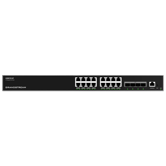 Comutator PoE Grandstream GWN7812P, 16x IEEE 802.3af/at, 2 image