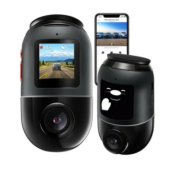 Cameră DVR frontală  70mai X200 Omni, 1920x1080, Negru, 4 image