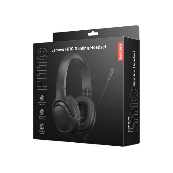 Căști de Calculator Lenovo H110, Cu fir, Negru, 4 image