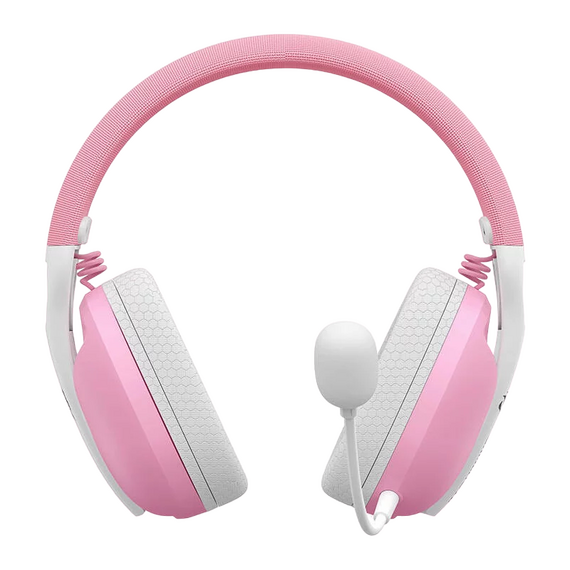 Căști gaming Havit Fuxi-H1, Fără fir, Roz, 3 image