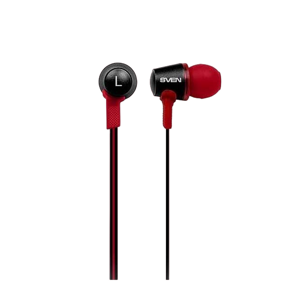 Căști SVEN E-190M, Negru/Rosu