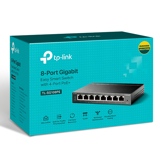 Comutator PoE TP-LINK TL-SG108PE, 4x IEEE 802.3af, 2 image