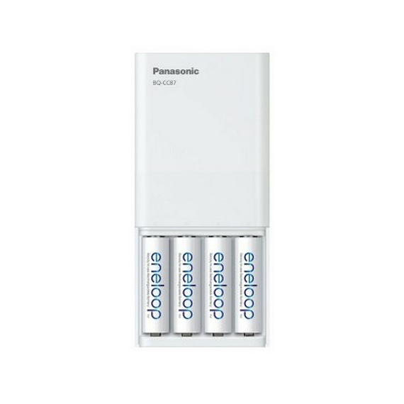 Încărcător Acumulatori Panasonic BQ-CC87USB, Alb, 7 image
