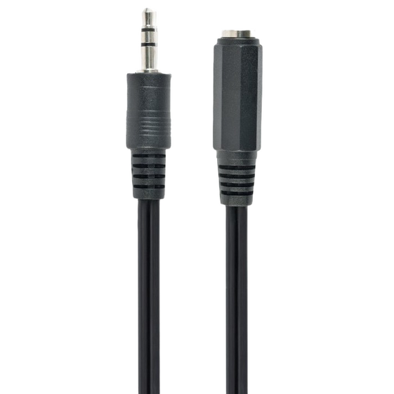 Cablu audio Cablexpert CCA-423, 3.5mm 3-pin (F) - 3.5mm 3-pin (M), 1,5m, Negru