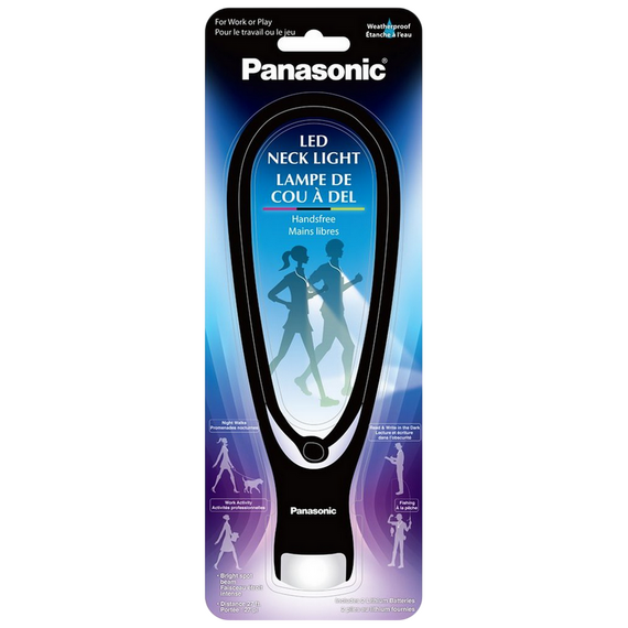 Lampă LED Panasonic LED Neck Light, Negru, 3 image