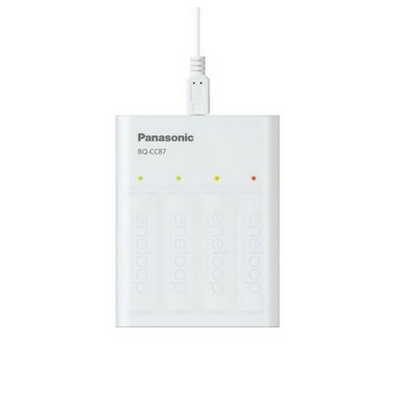 Încărcător Acumulatori Panasonic BQ-CC87USB, Alb, 5 image