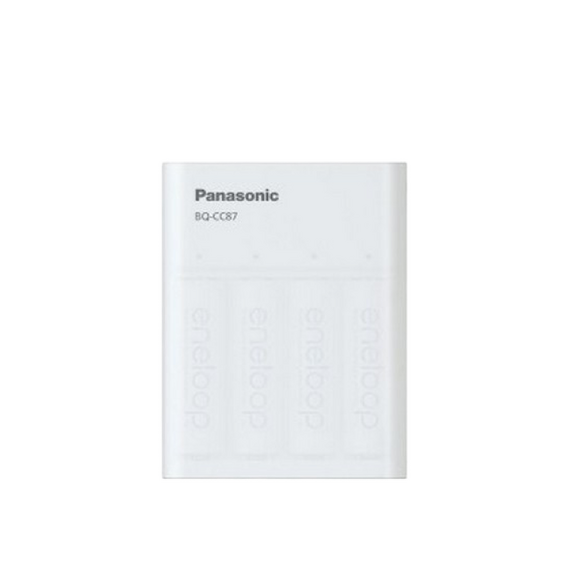 Încărcător Acumulatori Panasonic BQ-CC87USB, Alb, 2 image