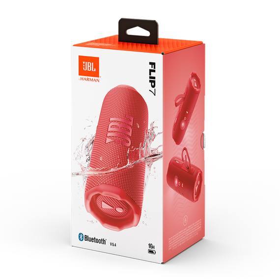 Boxă portabilă JBL Flip 7, Roșu, 7 image