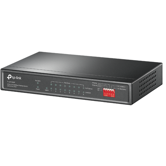 Comutator PoE TP-LINK TL-SF1009P, 8x IEEE 802.3af/at, 5 image