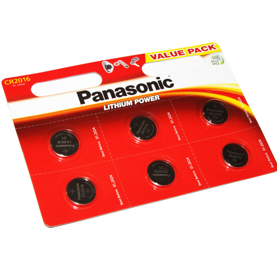 CR2016, Blister*6, Panasonic, CR-2016EL/6B
