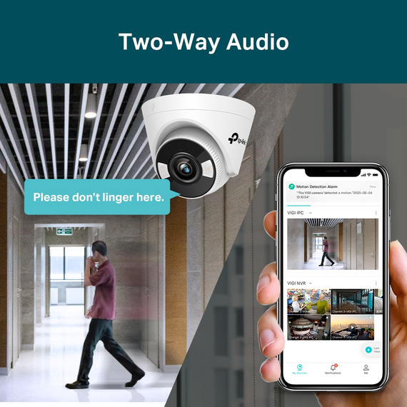 Camera de supraveghere IP TP-LINK VIGI C440 (4mm), Alb, 9 image