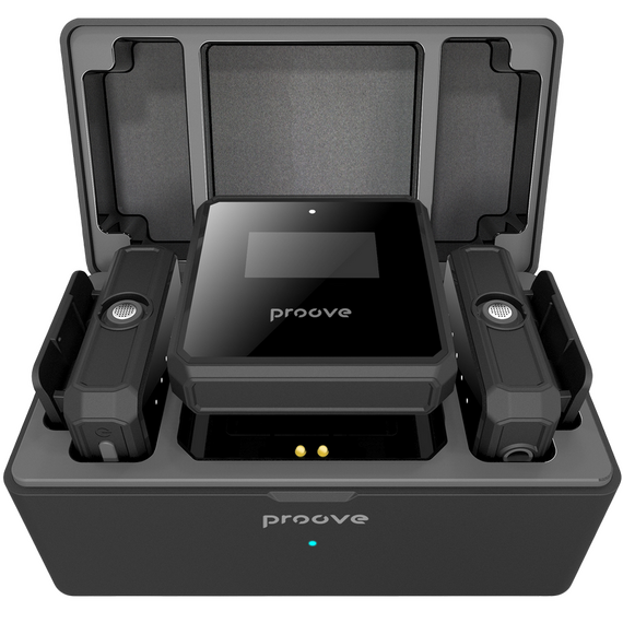 Microfon portabil pentru înregistrare vocală Proove Forum, Fără fir, Negru, 2 image