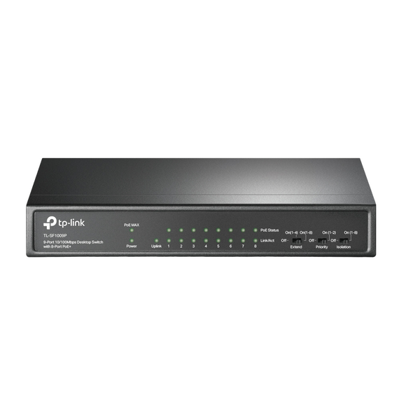 Comutator PoE TP-LINK TL-SF1009P, 8x IEEE 802.3af/at, 3 image