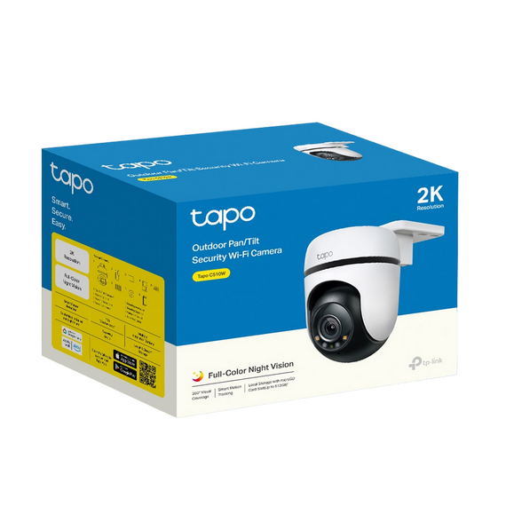 Camera de supraveghere Smart TP-LINK TAPO C510W, Alb, 2 image
