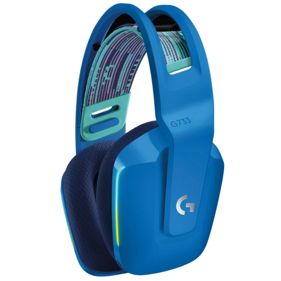 Căști gaming Logitech G733, Wireless, Albastru, 5 image