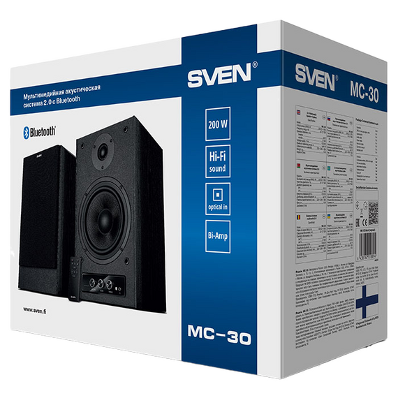 Boxe pentru calculator 2.0 SVEN MC-30, Negru, 2 image