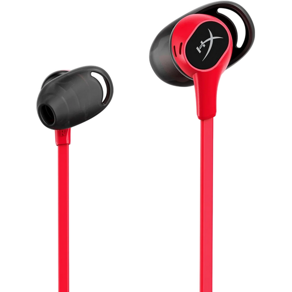 Căști gaming HyperX Cloud Buds, Fără fir, Negru/Rosu, 2 image