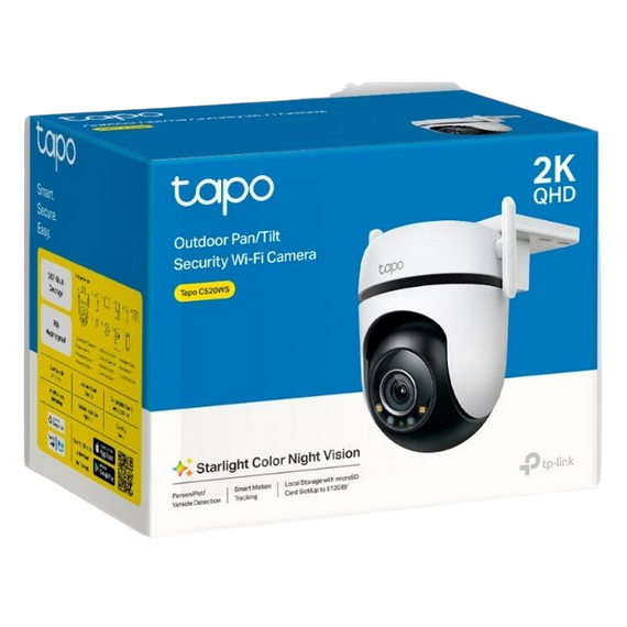 Camera de supraveghere Smart TP-LINK TAPO C520WS, Alb, 2 image
