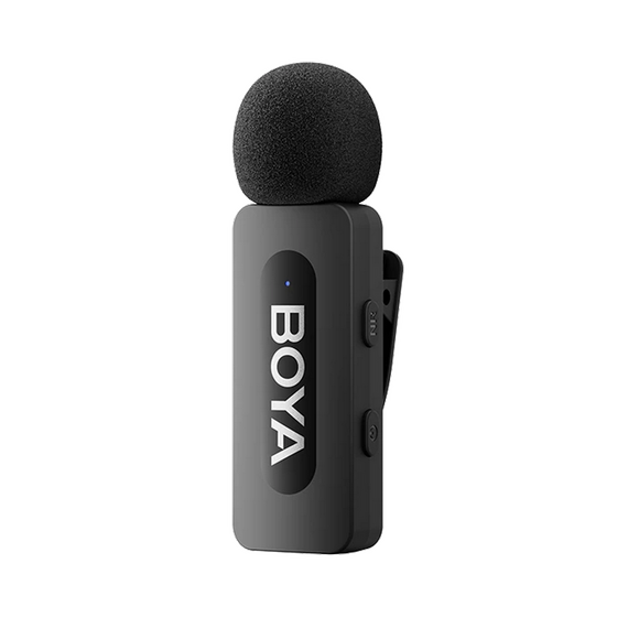 Microfon portabil pentru înregistrare vocală Boya BY-V2 V2.0, Fără fir, Negru, 3 image