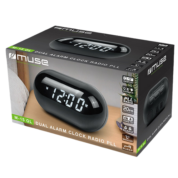 Radio portabil MUSE M-15 GL, Negru, 3 image