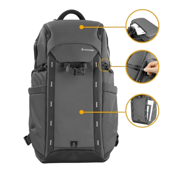 Rucsac pentru cameră Vanguard VEO ADAPTOR S46 BK, Negru, 5 image
